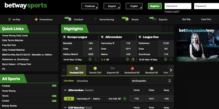 Betway Képernyőkép 2